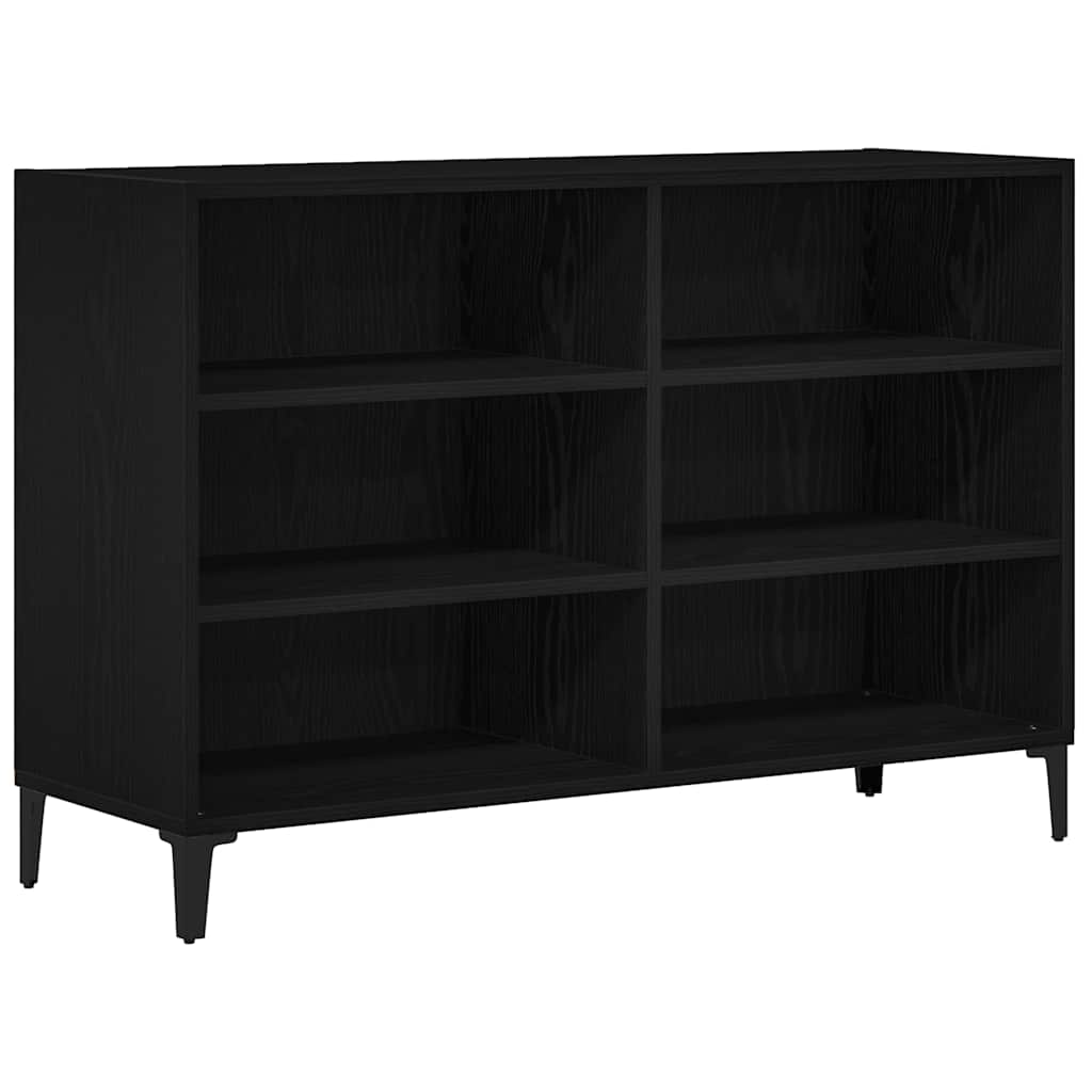 Sideboard Black Oak 103,5 x 35 x 70 cm Engineered Wood