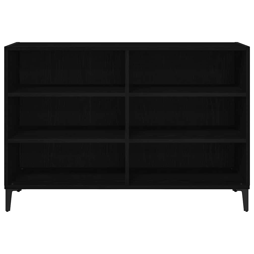 Sideboard Black Oak 103,5 x 35 x 70 cm Engineered Wood