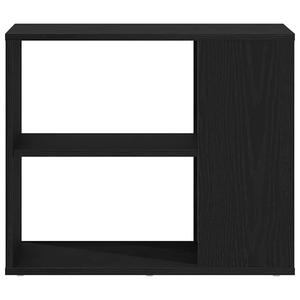 Sideboard with Drawer Black Oak 60 x 30 x 50 cm Engineered Wood
