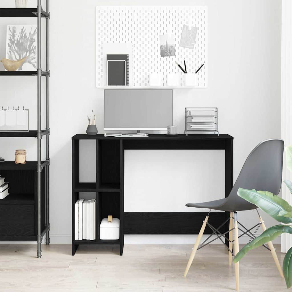 Desk Black Oak Engineered Wood 102,5 x 35 x 75 cm
