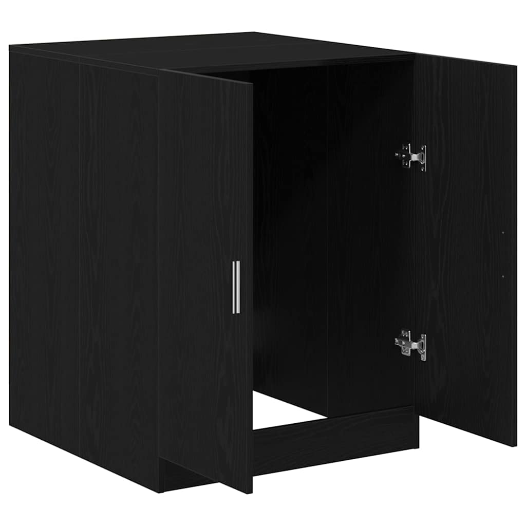 Washing Machine Cabinet Black Oak 70,5 x 71,5 x 91,5 cm