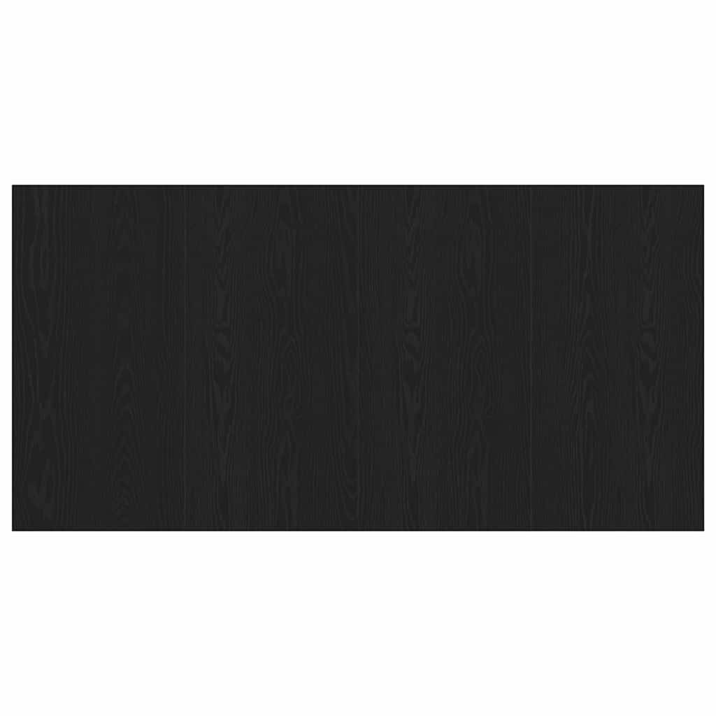 Bed Headboard Black Oak Engineered Wood