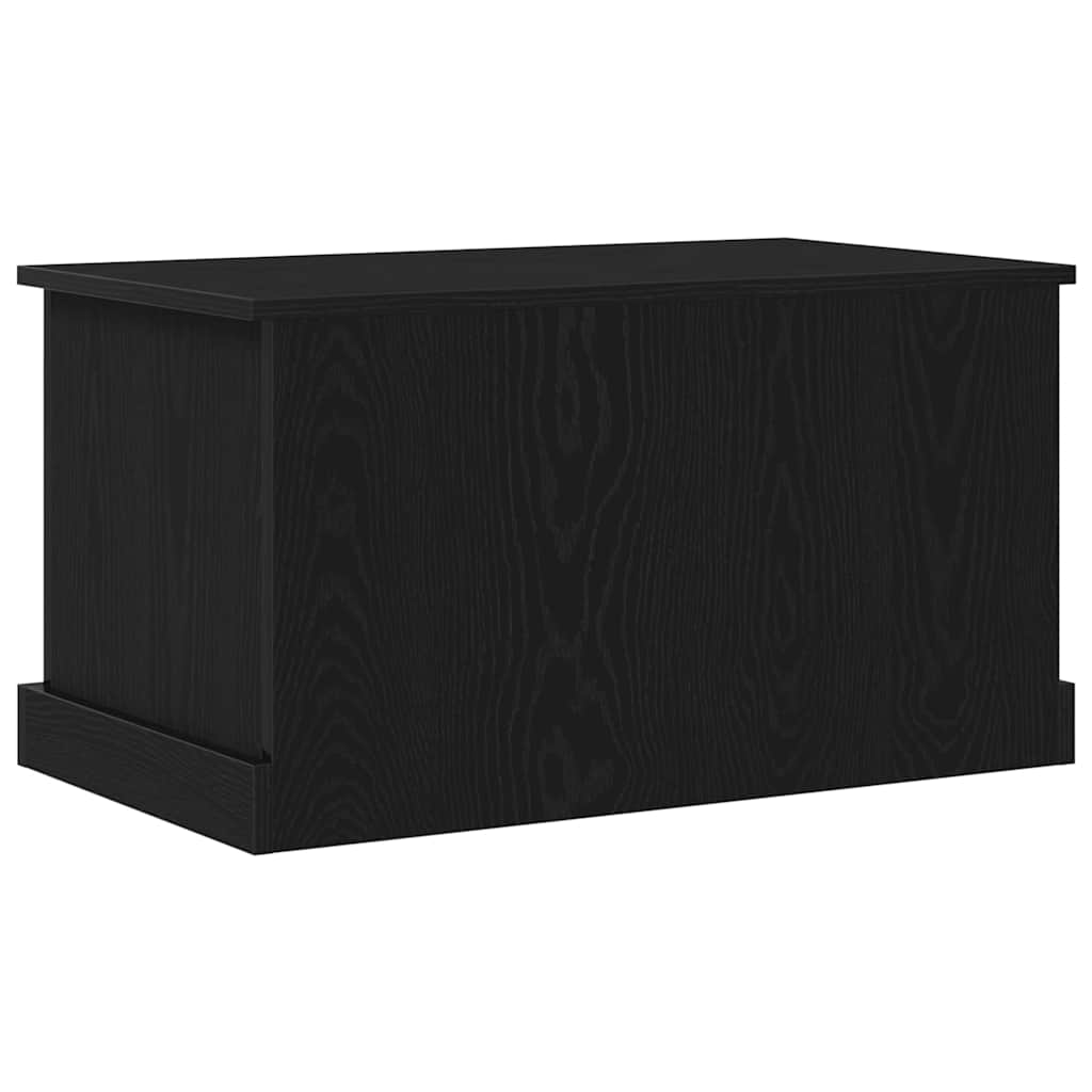 Storage Box Black oak 70 x 40 x 38 cm Engineered Wood