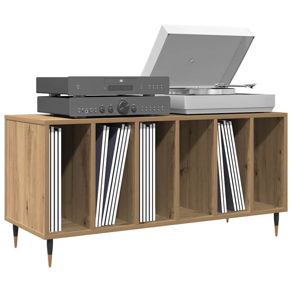 Record Cabinet Artisan oak 100 x 38 x 48 cm Engineered Wood