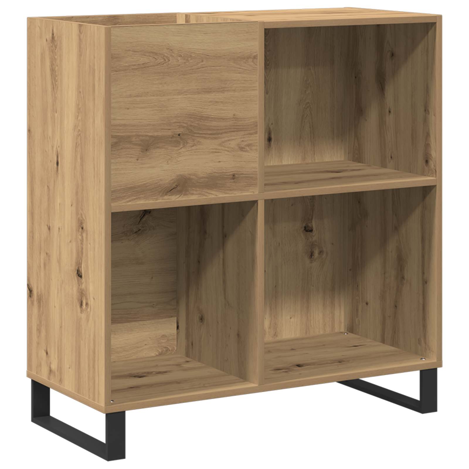 Record Cabinet Artisan oak 84,5 x 38 x 89 cm Engineered Wood