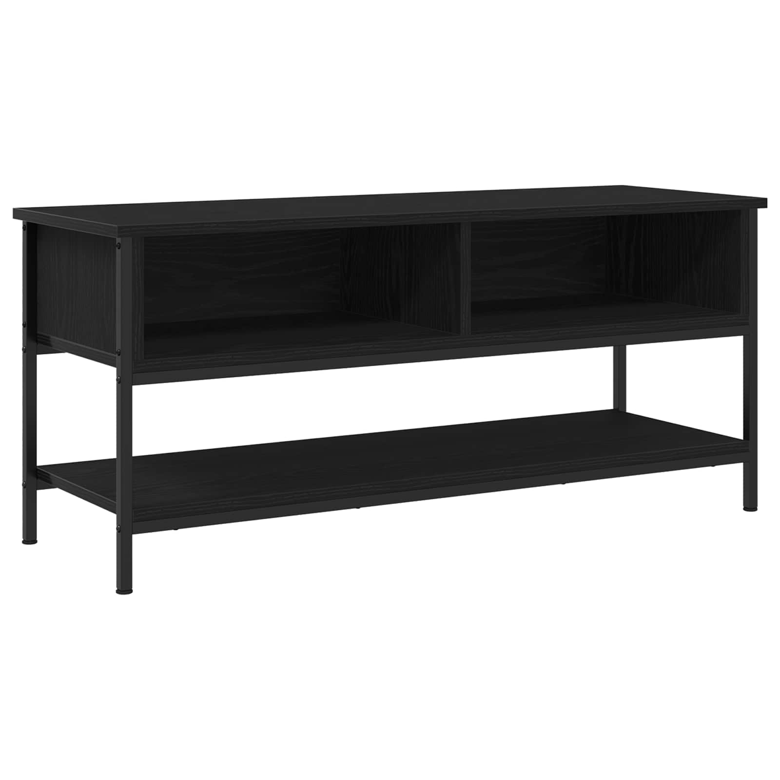 TV Cabinet Set 100 x 35 x 45 cm Black Oak Engineered Wood