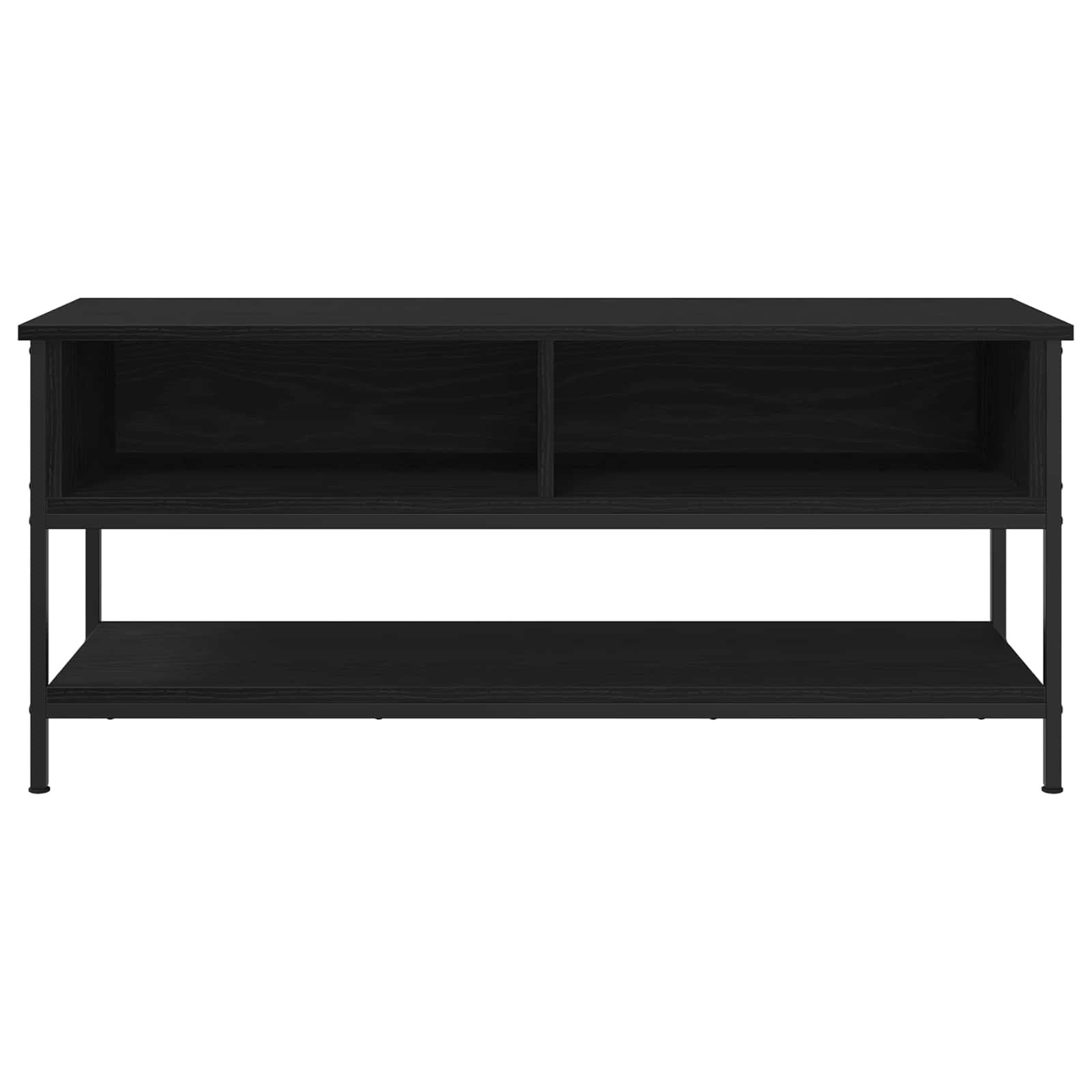 TV Cabinet Set 100 x 35 x 45 cm Black Oak Engineered Wood