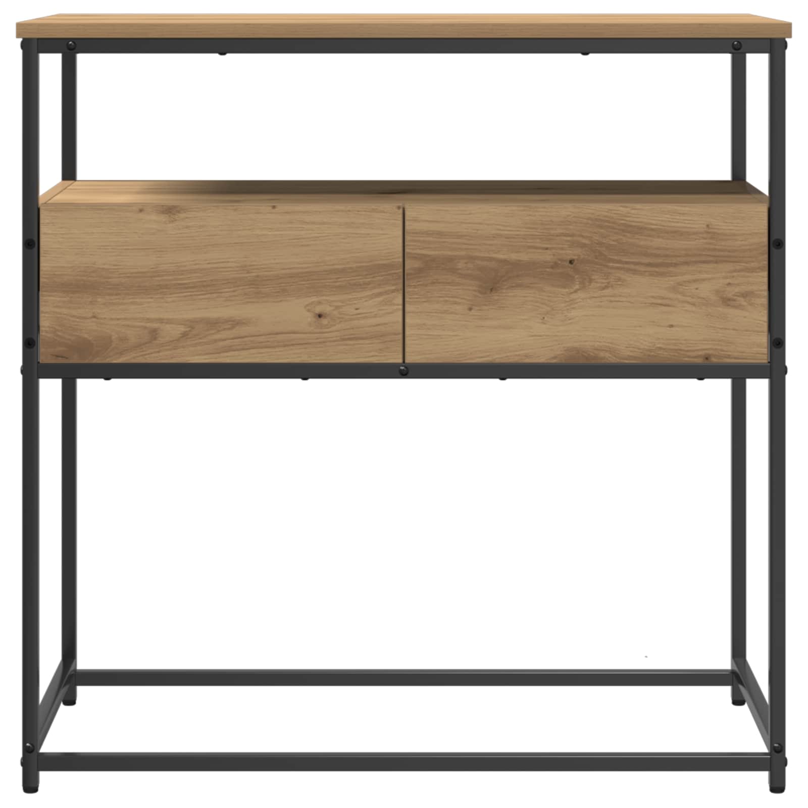 Console Table Artisan Oak 75 x 40 x 75 cm Engineered Wood