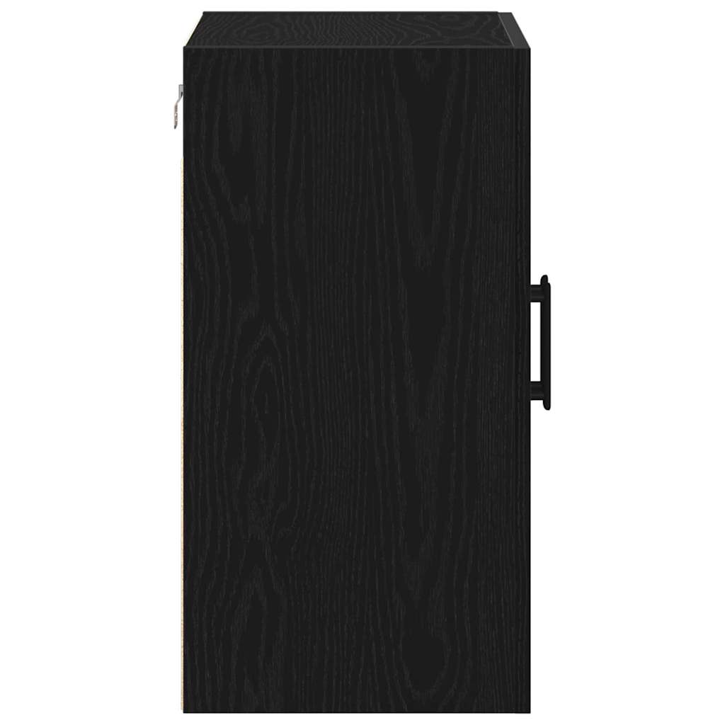 Wall-mounted Cabinet Black Oak 60 x 31 x 60 cm Engineered Wood