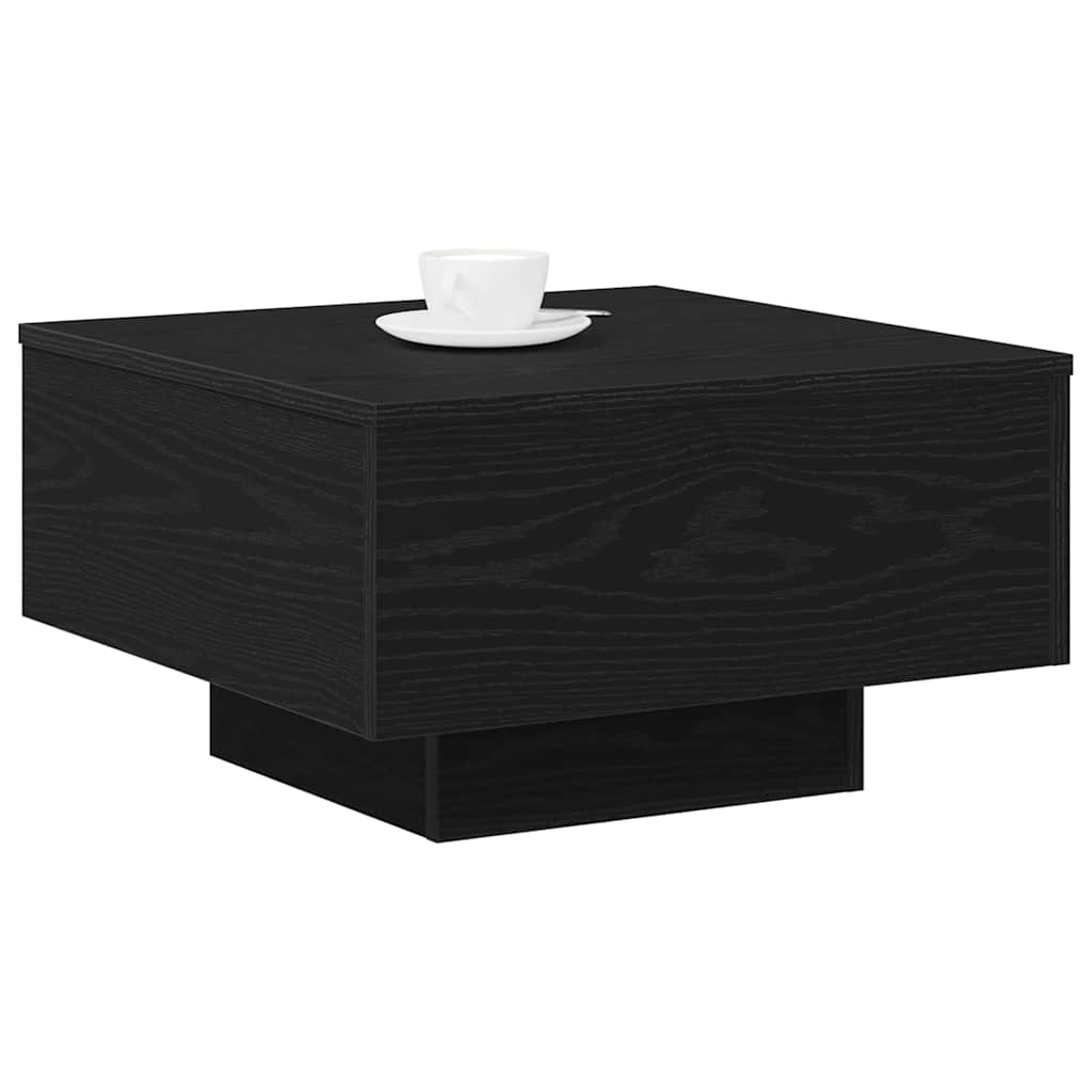 Coffee Table Black Oak 55 x 55 x 31 cm