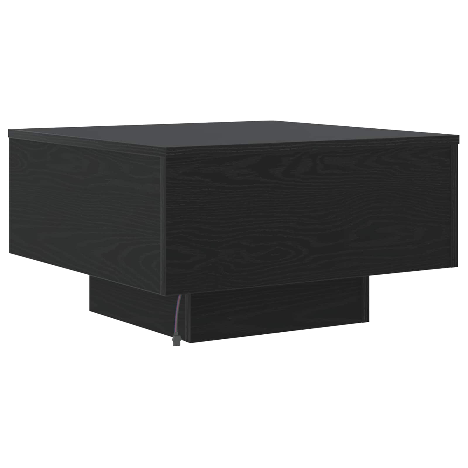 Black Oak 55 x 55 x 31 cm Engineered Wood