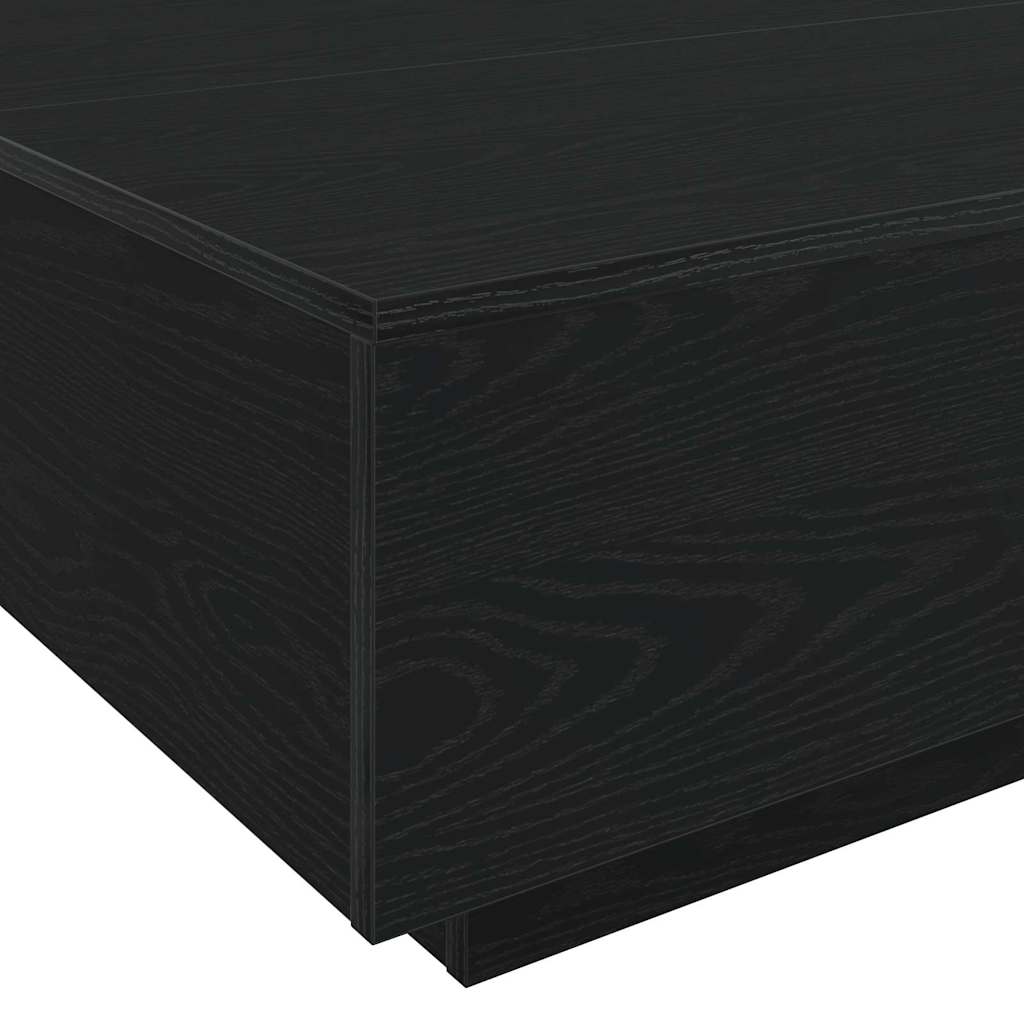 Black Oak 80 x 80 x 31 cm Engineered Wood