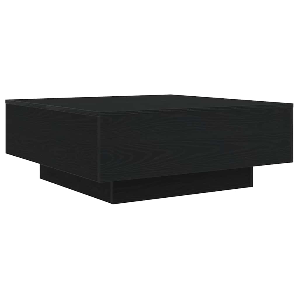 Black Oak 80 x 80 x 31 cm Engineered Wood