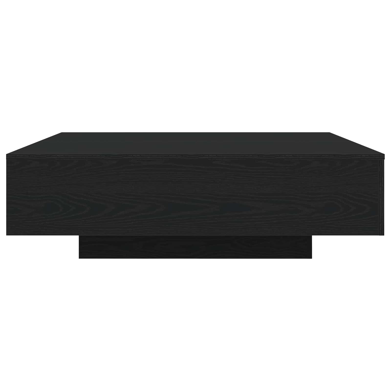 Coffee Table Black Oak 100 x 100 x 31 cm Engineered Wood