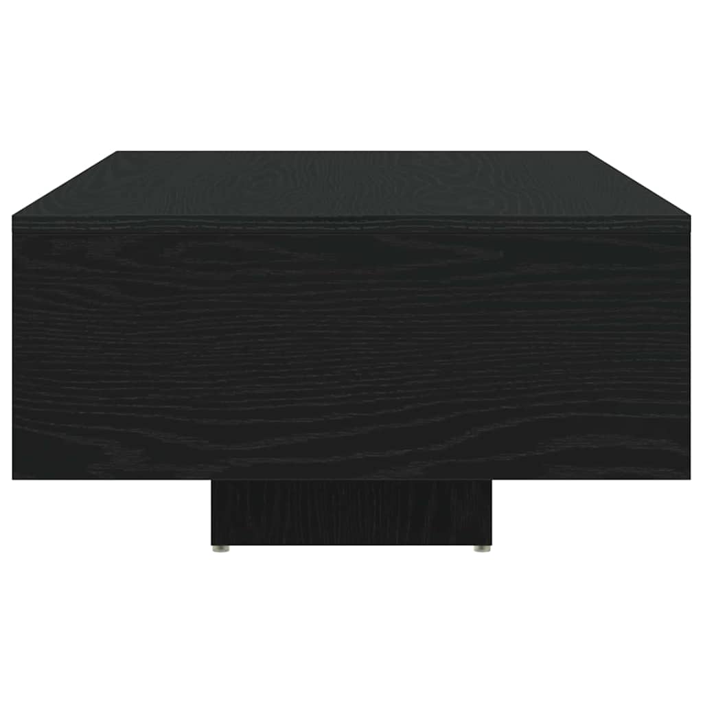Coffee Table Black Oak 85 x 55 x 31 cm Engineered Wood