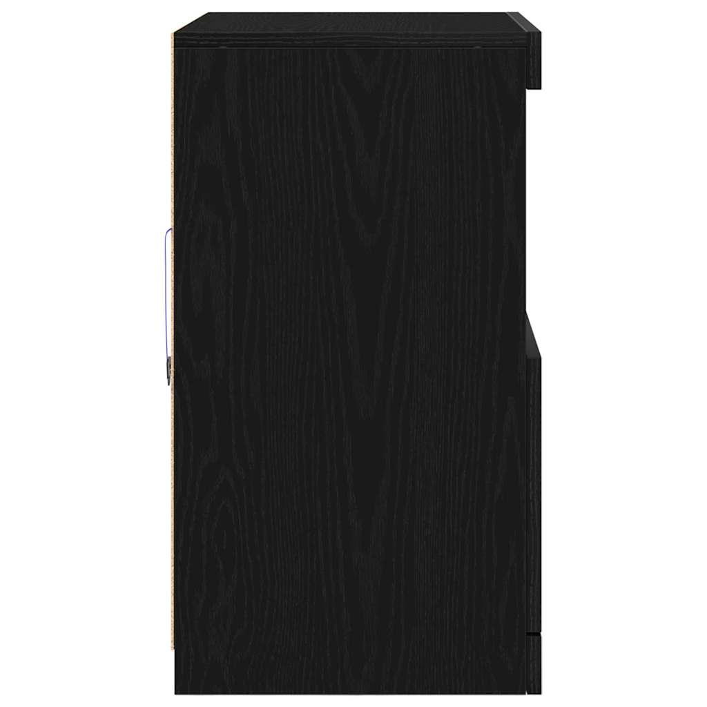 Sideboard Black 60 x 37 x 67 cm Engineered wood