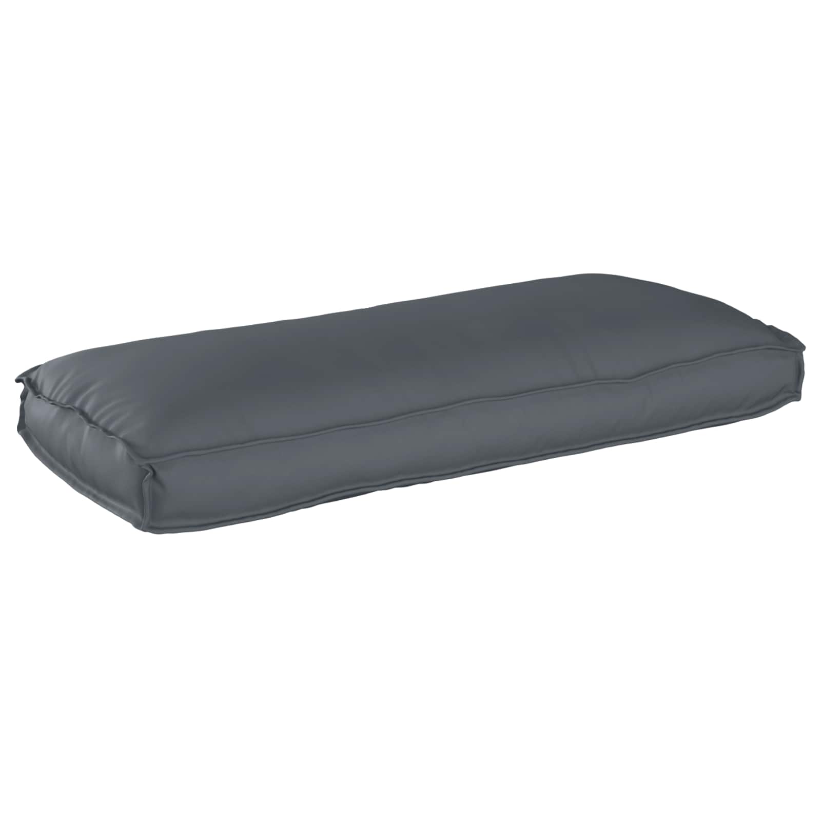 Cushion Anthracite 120 x 50 x 12 cm Oxford Fabric