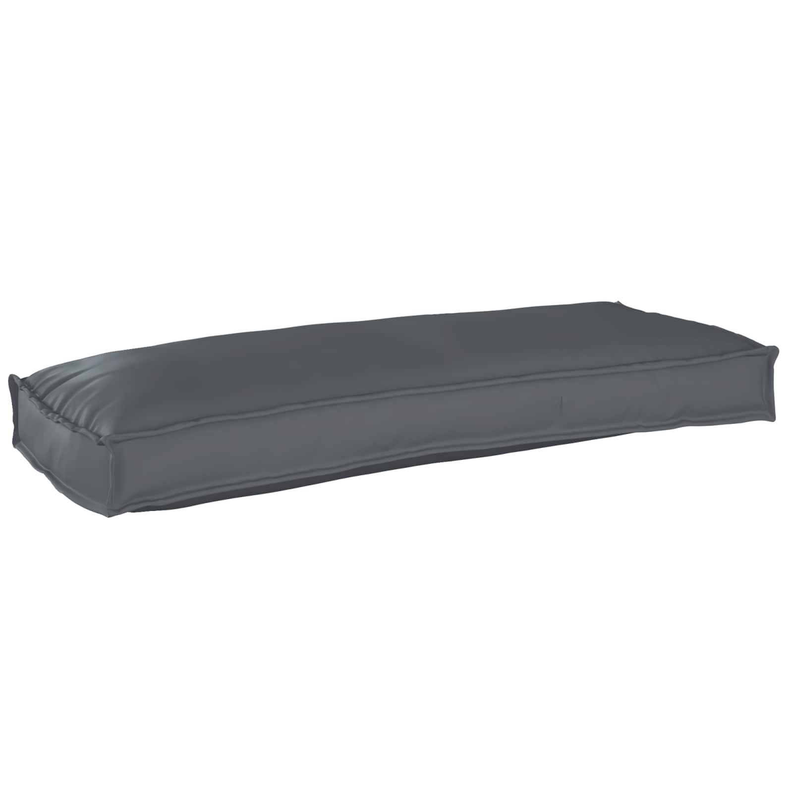 Cushion Anthracite 100 x 40 x 8 cm Oxford Fabric