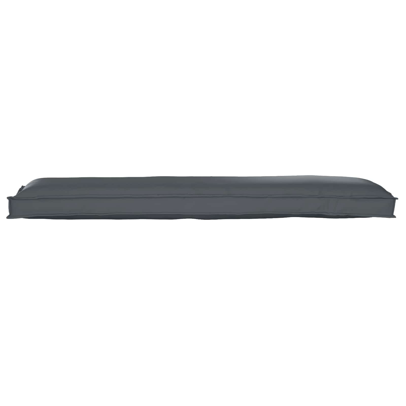 Cushion Anthracite 150 x 40 x 8 cm Oxford Fabric
