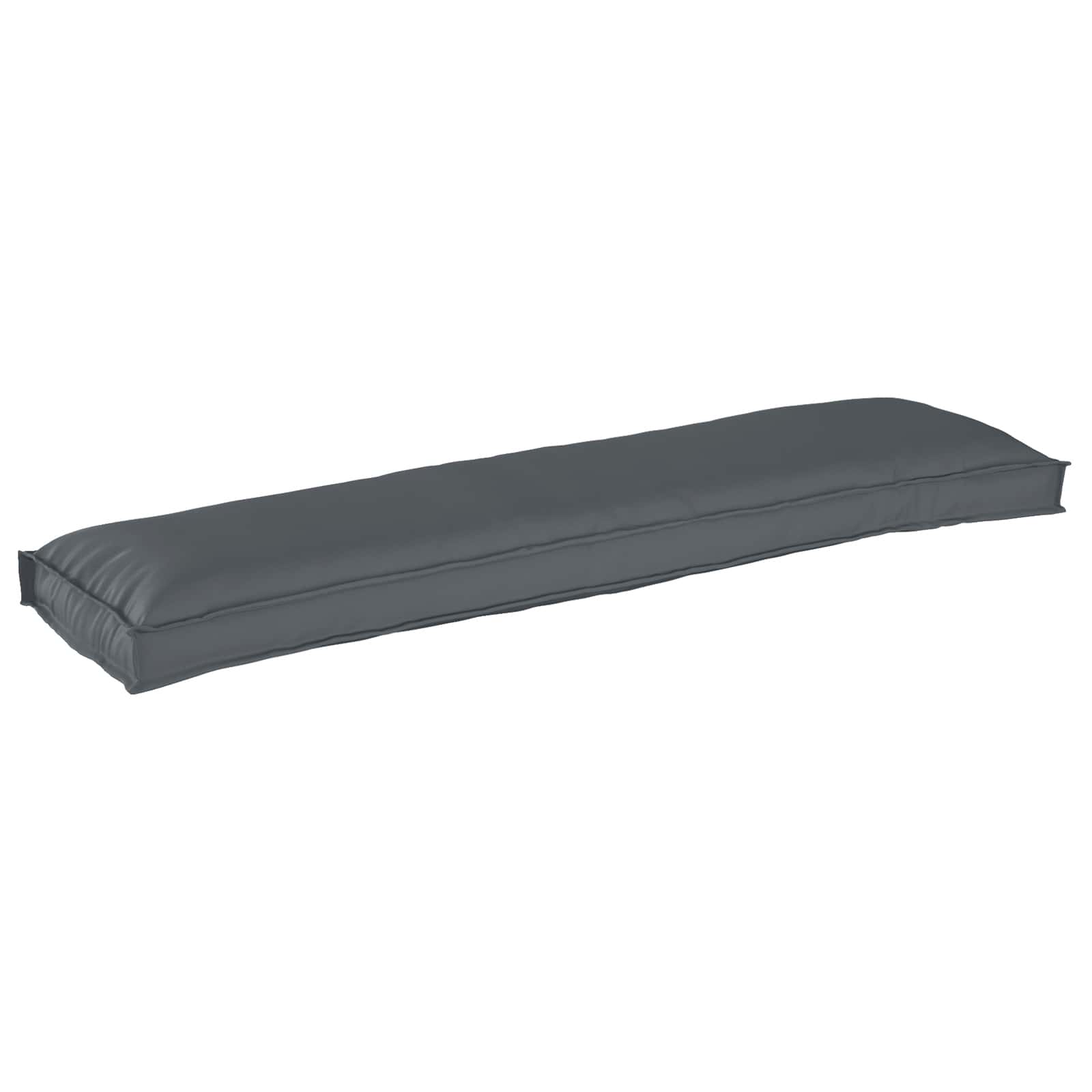 Pallet Cushion Set 2 pcs Anthracite 150 x 40 x 8 cm