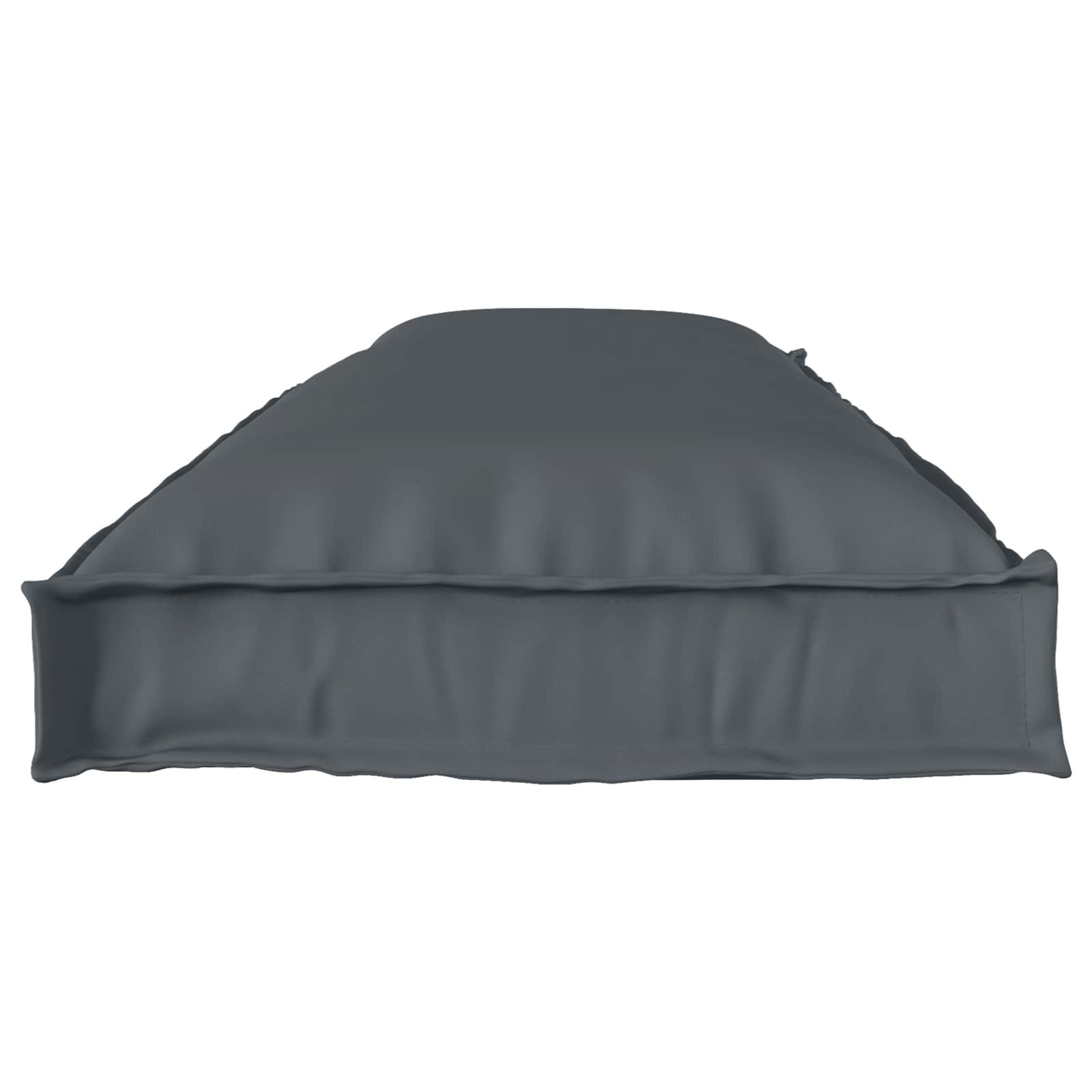 Pallet Cushion Set 2 pcs Anthracite 150 x 40 x 8 cm