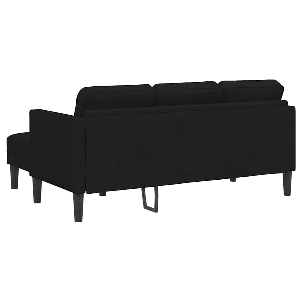 Sofa Set Black 173 x 131 x 67 cm Fabric