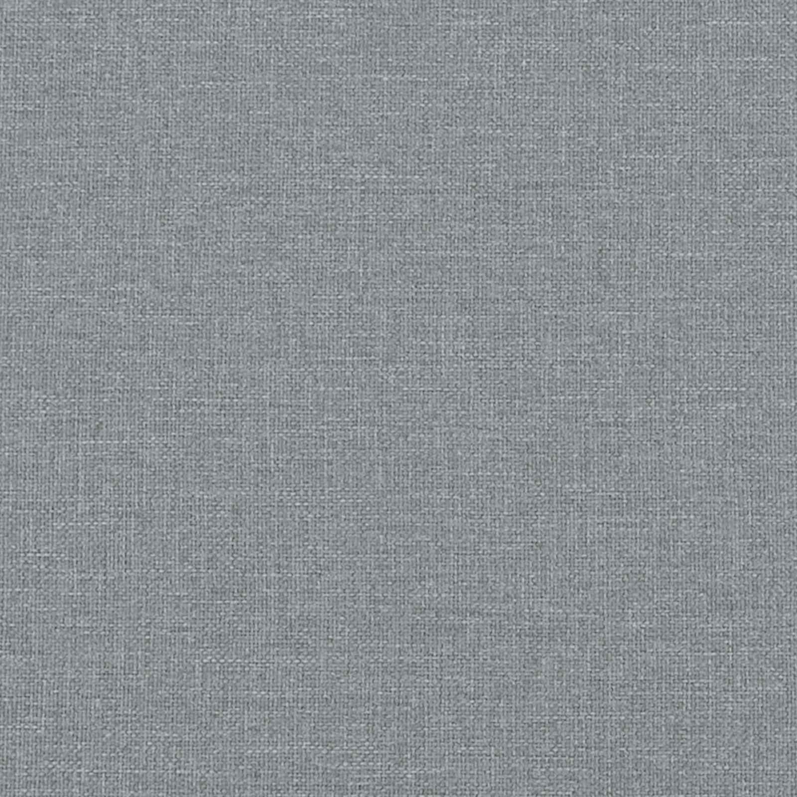 Sofa Set 2 pcs Light Grey Polyester