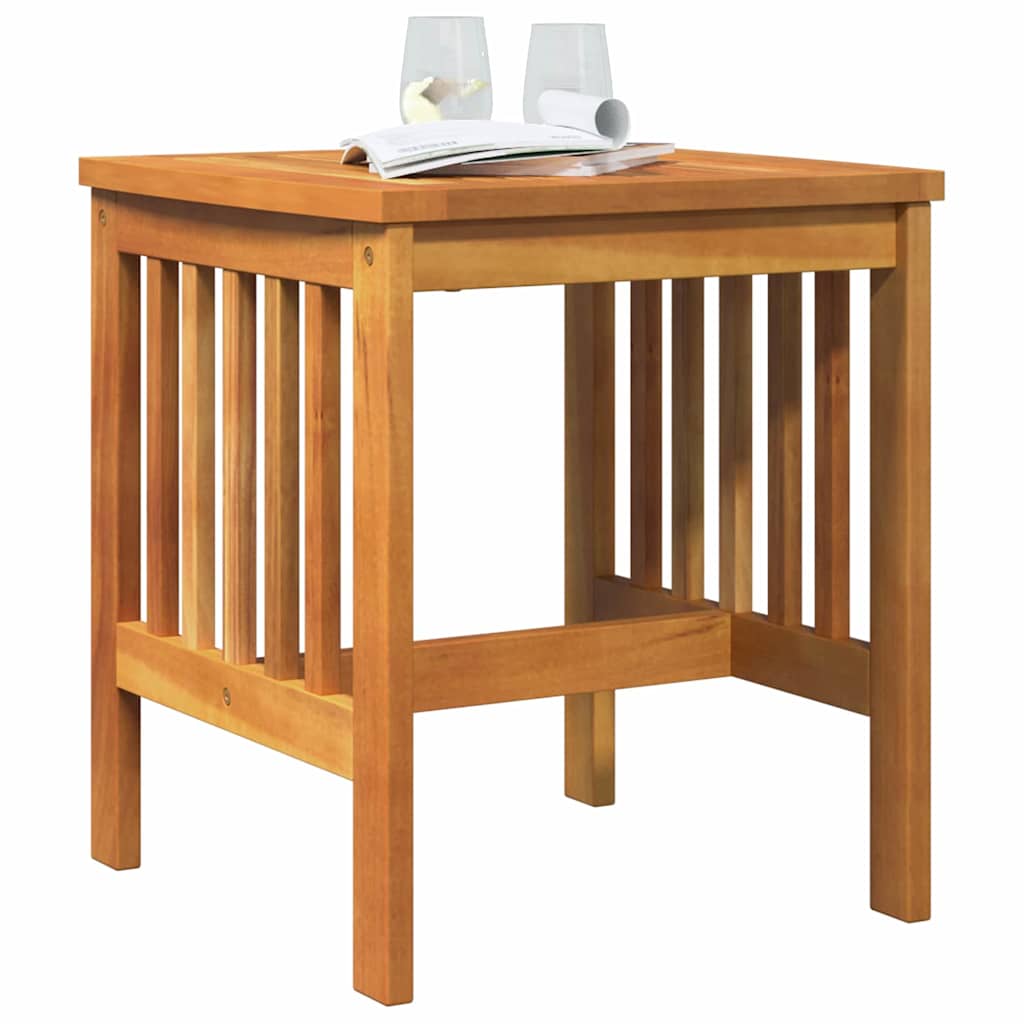 Side Table Oil Natural Solid Acacia Wood