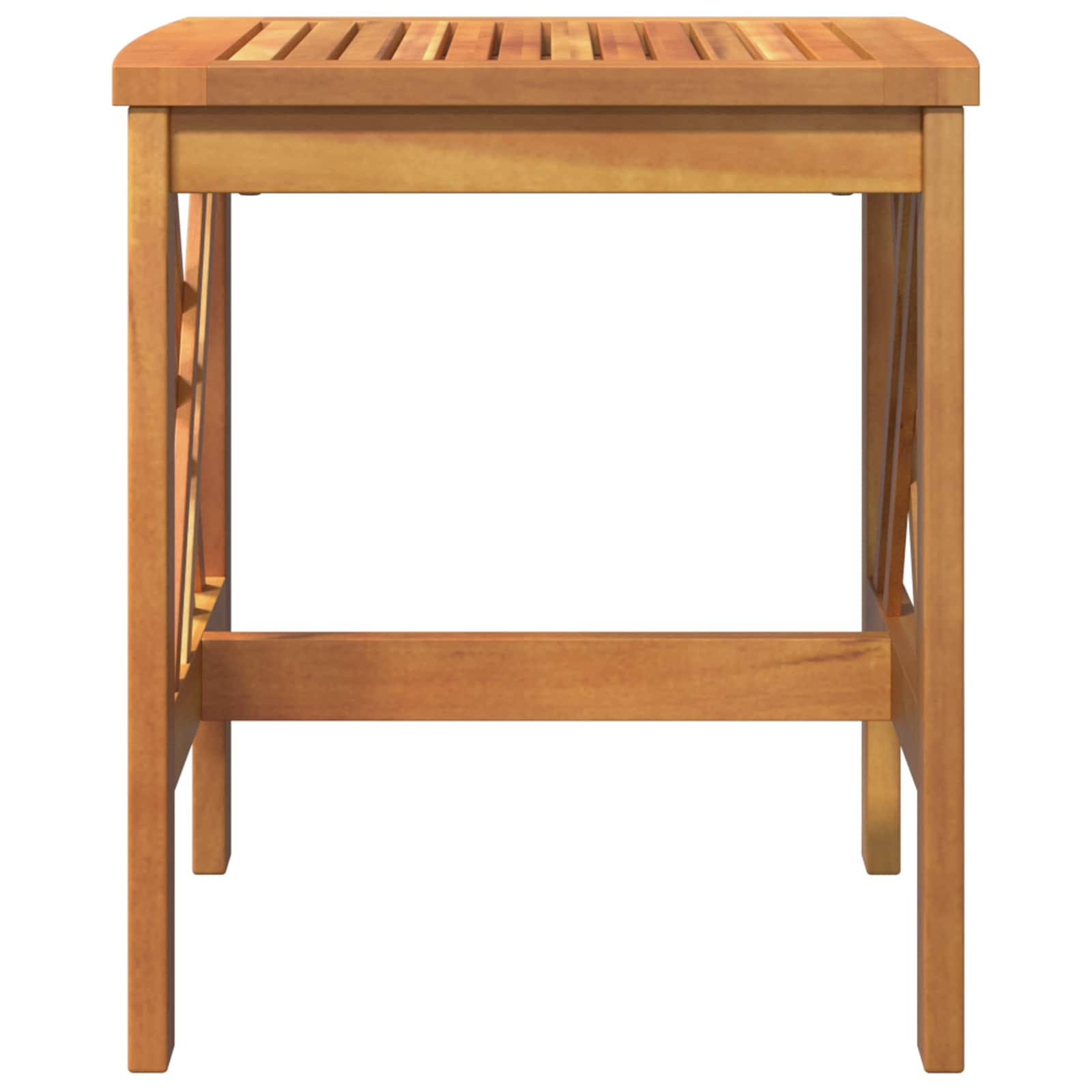 Side Table Solid Acacia Wood Oil Natural 45 x 45 x 50 cm