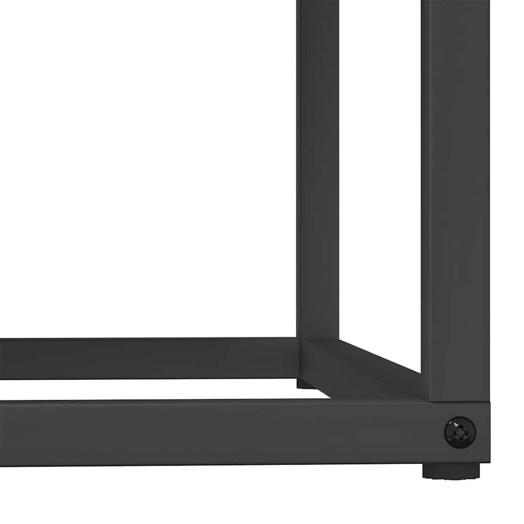 Firewood Rack Black 69.5x35x81 cm Cold-rolled steel