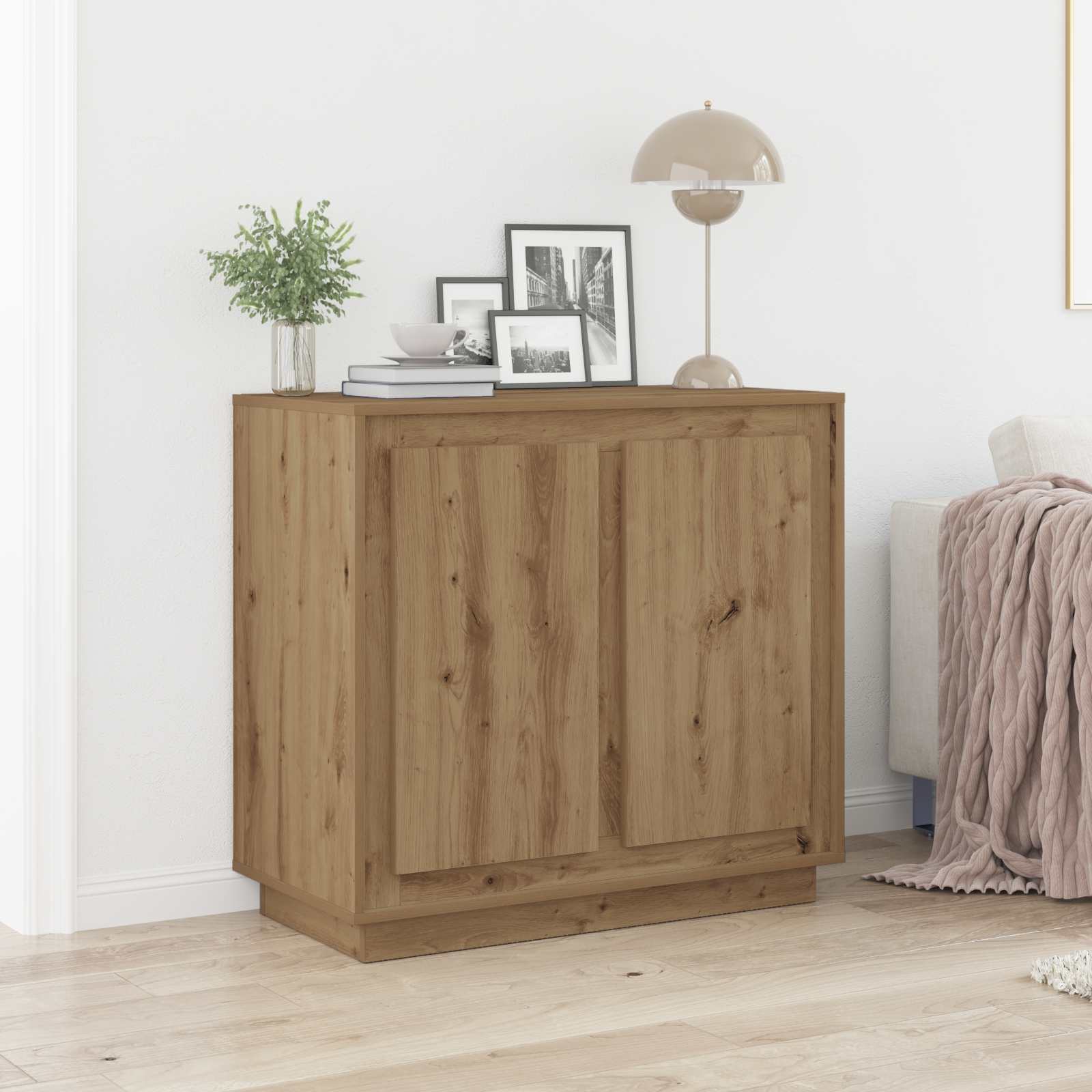Sideboard Artisan Oak 80 x 40 x 75 cm Engineered Wood