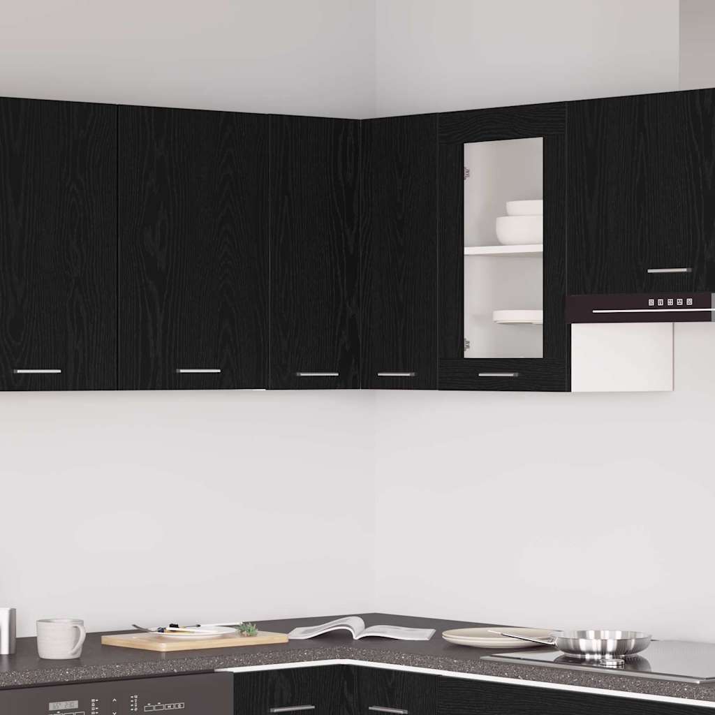 Hanging Cabinet Lyon Black Oak 57 x 57 x 60 cm Engineered Wood