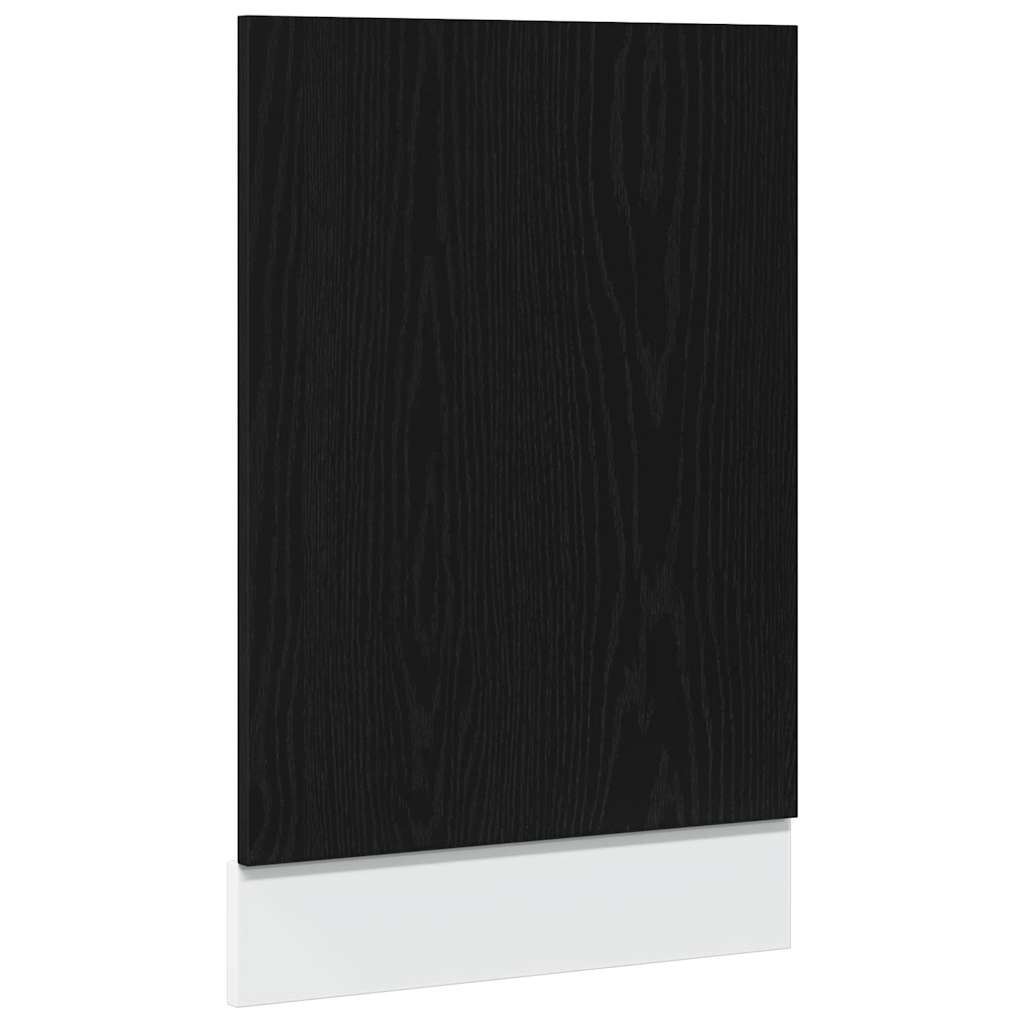Dishwasher Panel "Lyon" Black Oak 45x1,5x67 cm Engineered Wood