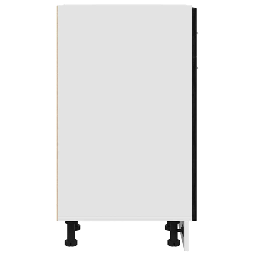 Hanging Cabinet Black Oak 30 x 46 x 81,5 cm Engineered Wood