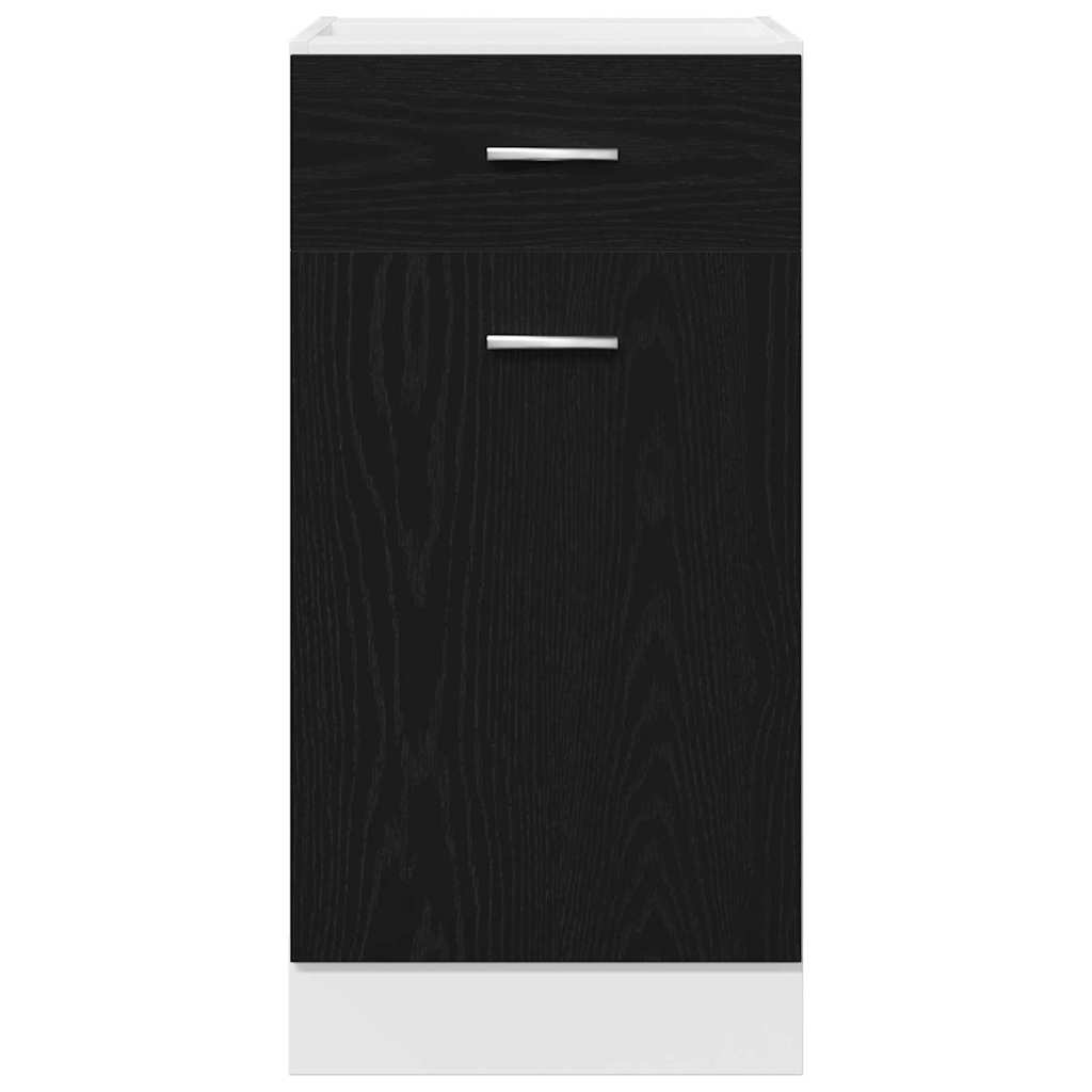 Hanging Cabinet Black Oak 40 x 46 x 81,5 cm Engineered Wood
