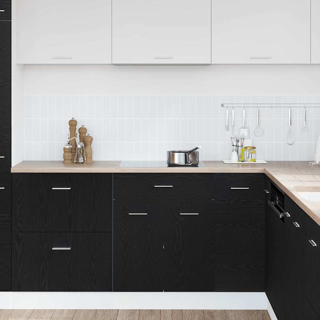 Hanging Cabinet Black Oak 60 x 46 x 81,5 cm Engineered Wood