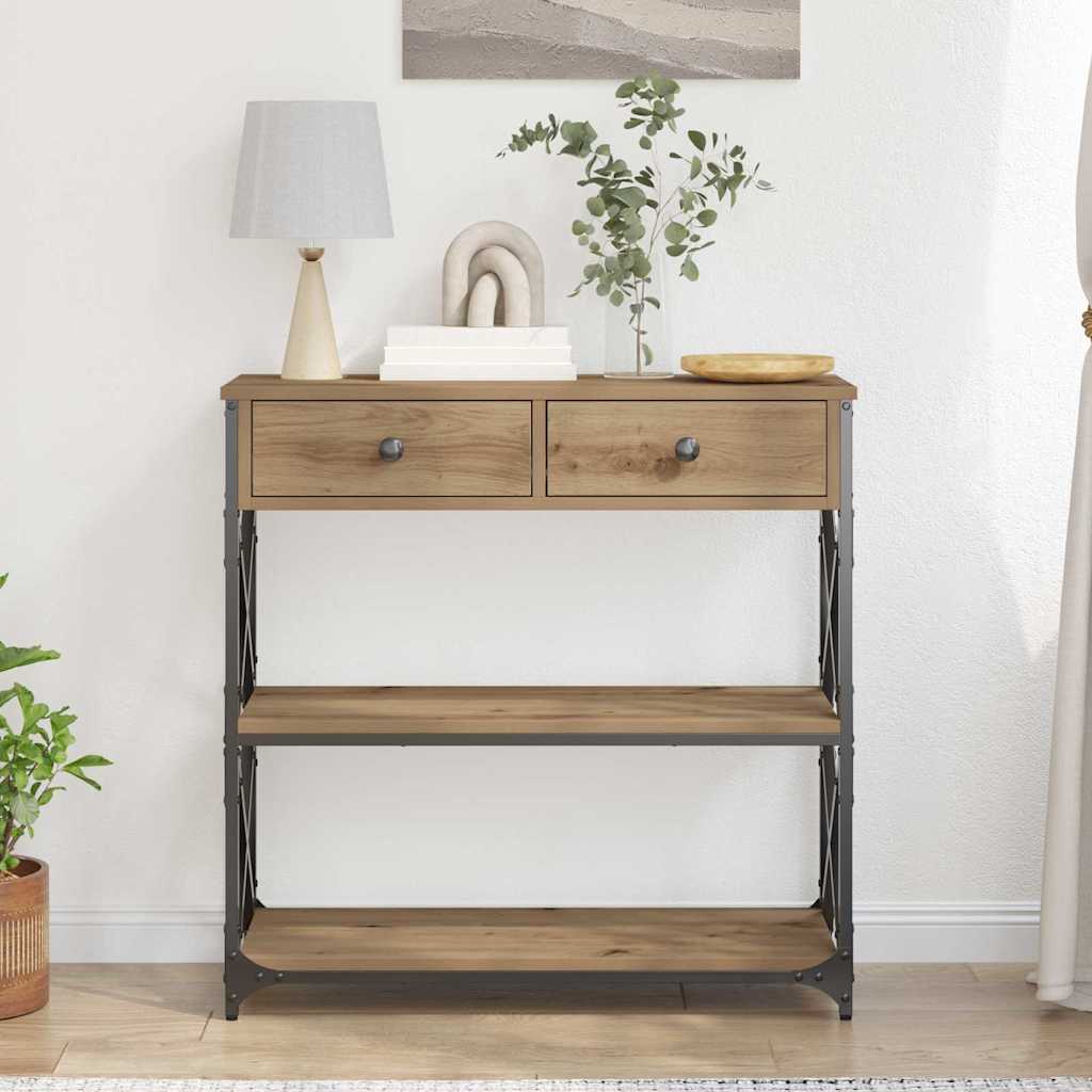 Console Table Artisan oak 75 x 28 x 75 cm
