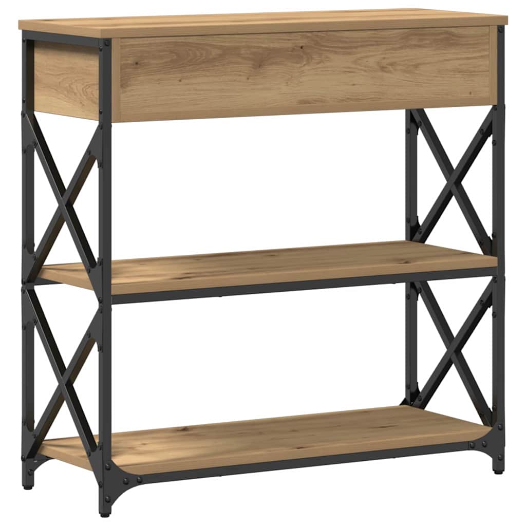 Console Table Artisan oak 75 x 28 x 75 cm