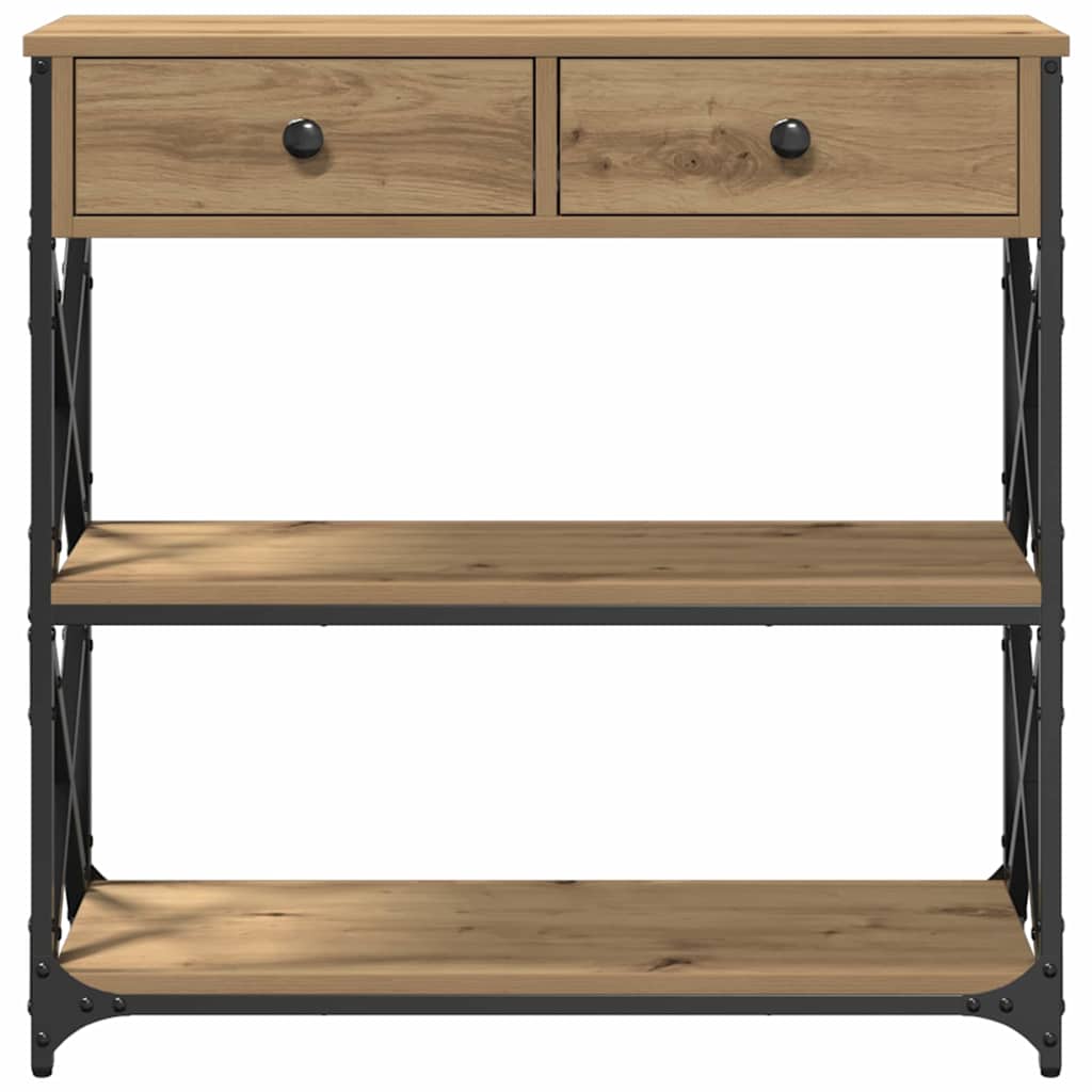Console Table Artisan oak 75 x 28 x 75 cm