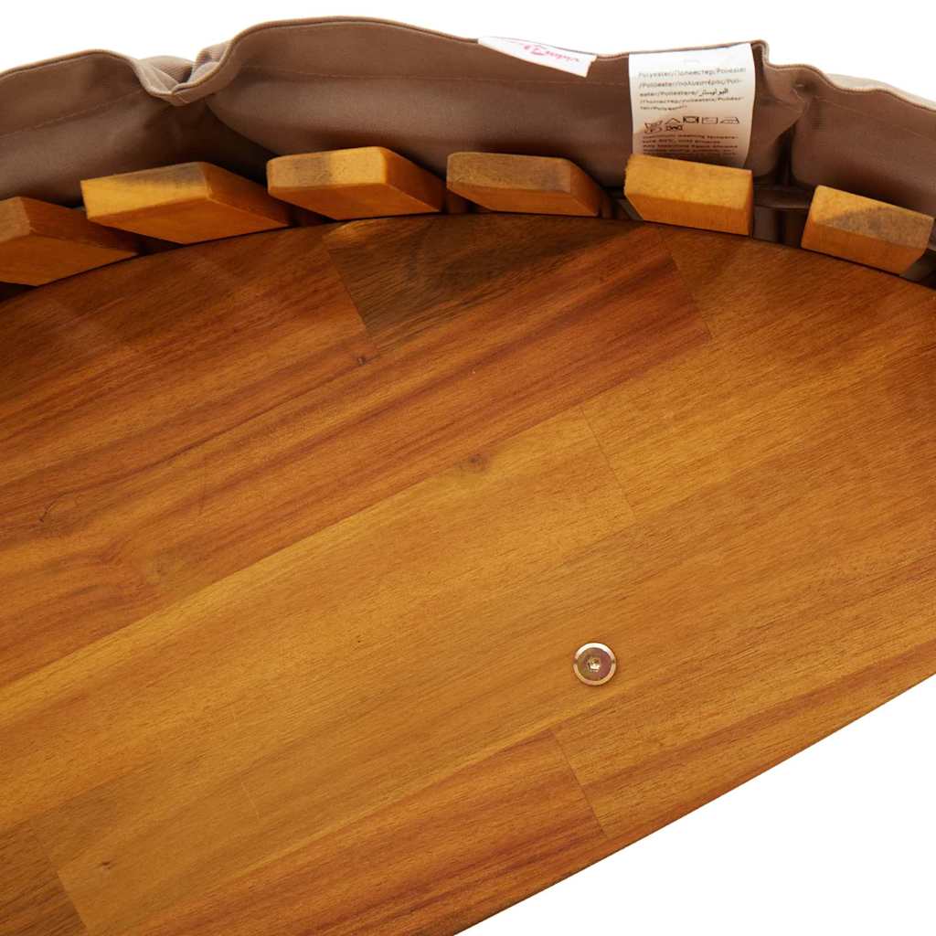 Sun Lounger 2 pcs Brown 60 x 154 x 74cm Solid Acacia wood