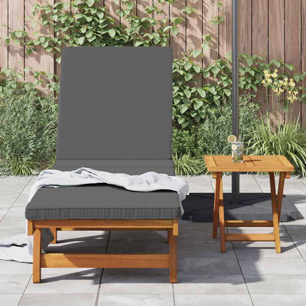 Sun Lounger Reclining 1-person 2 pcs Brown Solid Acacia Wood