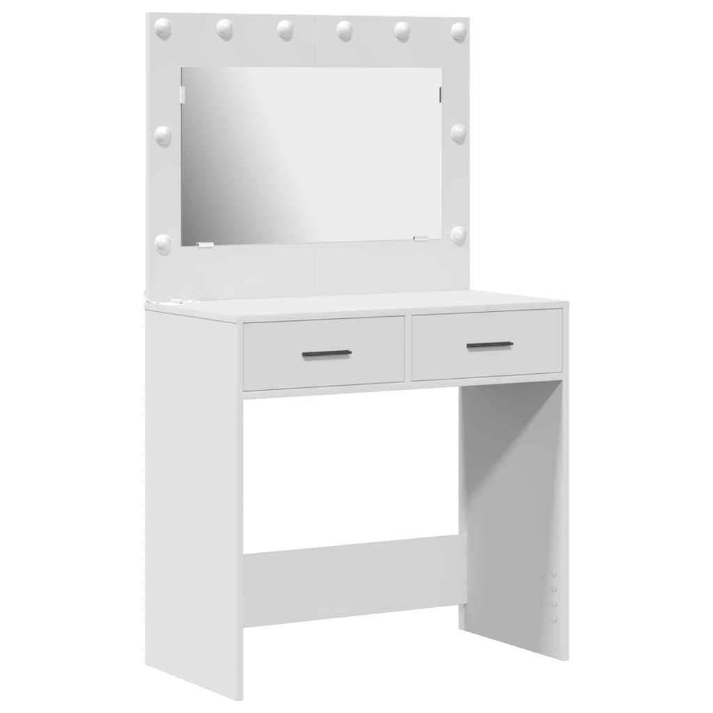 Dressing Table White 78,5 x 41 x 135 cm Engineered Wood