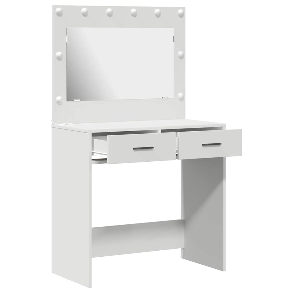 Dressing Table White 78,5 x 41 x 135 cm Engineered Wood