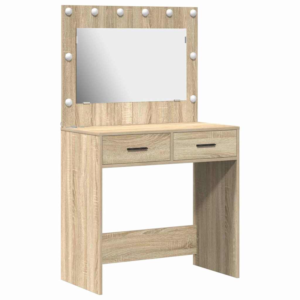 Dressing Table Sonoma Oak 78,5 x 41 x 135 cm Engineered Wood