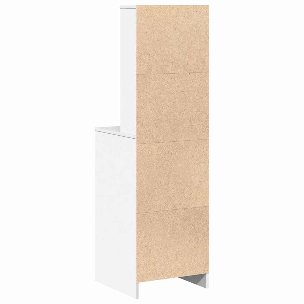 Highboard White 40 x 41 x 135 cm Engineered Wood