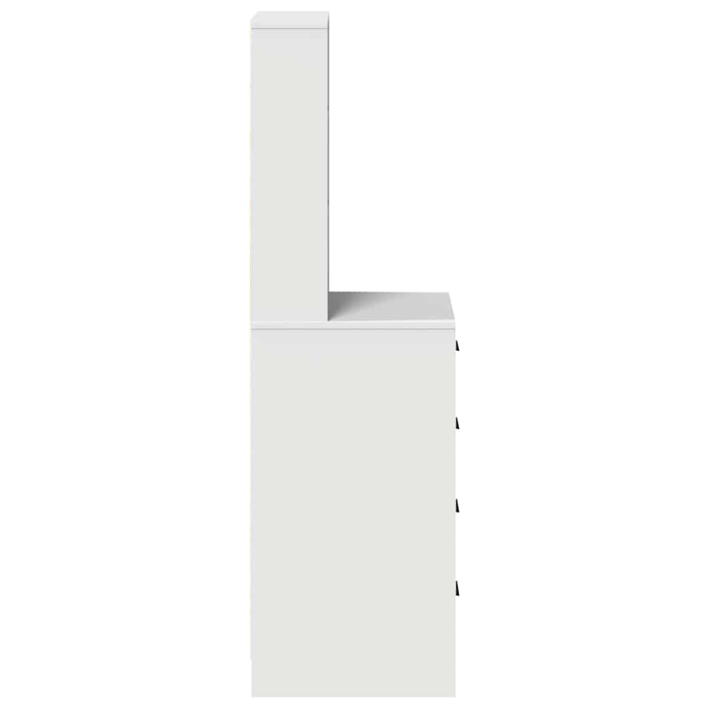 Highboard White 40 x 41 x 135 cm Engineered Wood