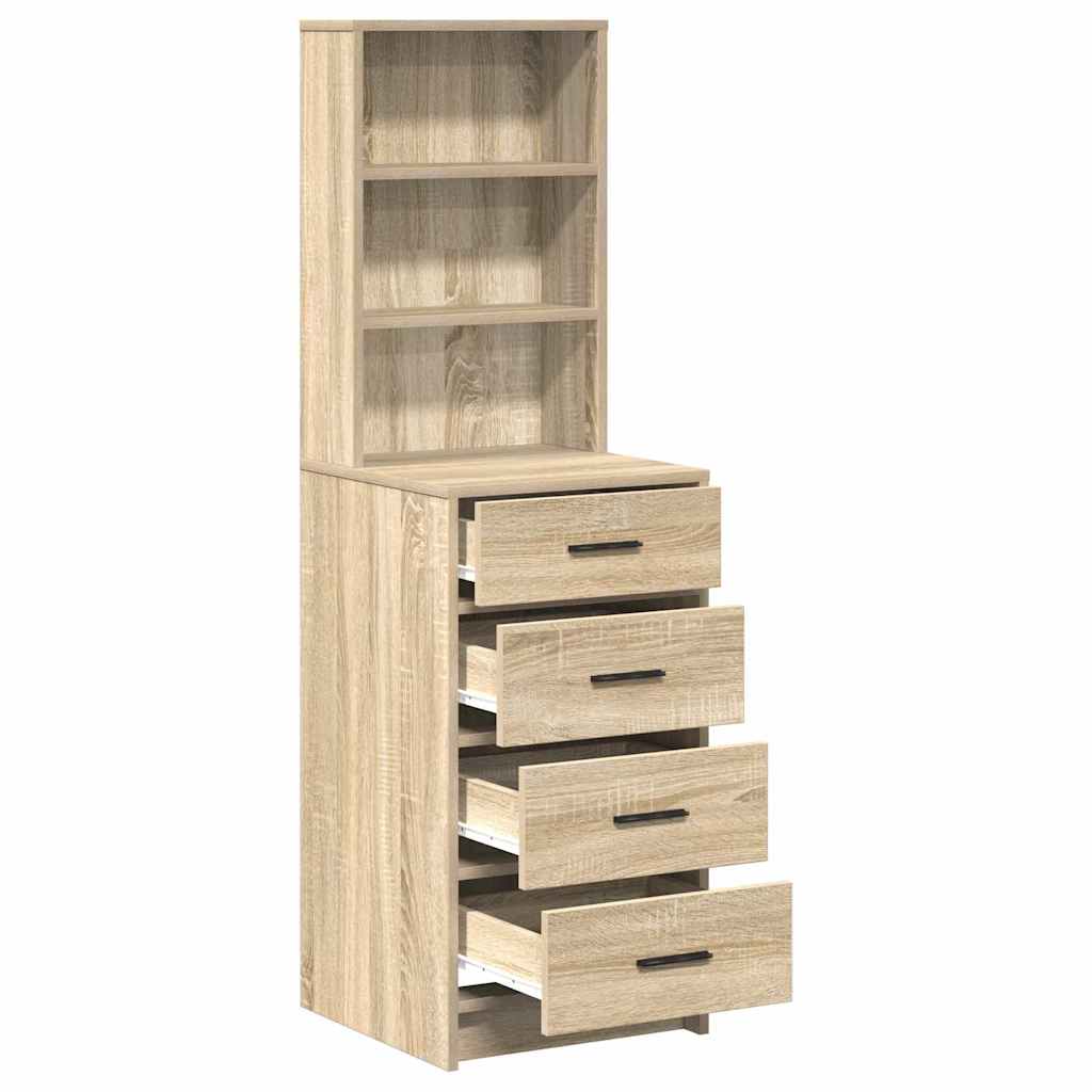 Highboard Sonoma oak 40 x 41 x 135 cm Engineered Wood