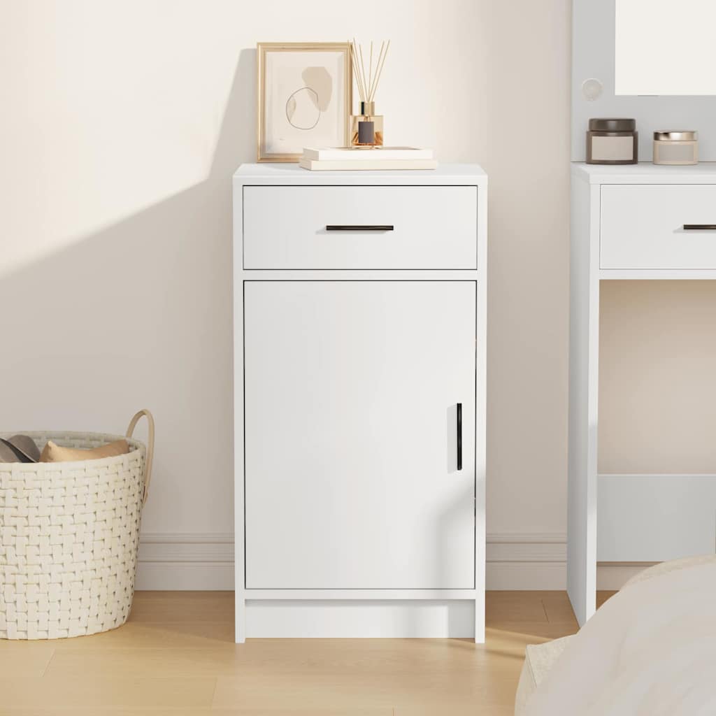 Sideboard with Drawer White 40 x 40.5 x 75 cm Engineered wood