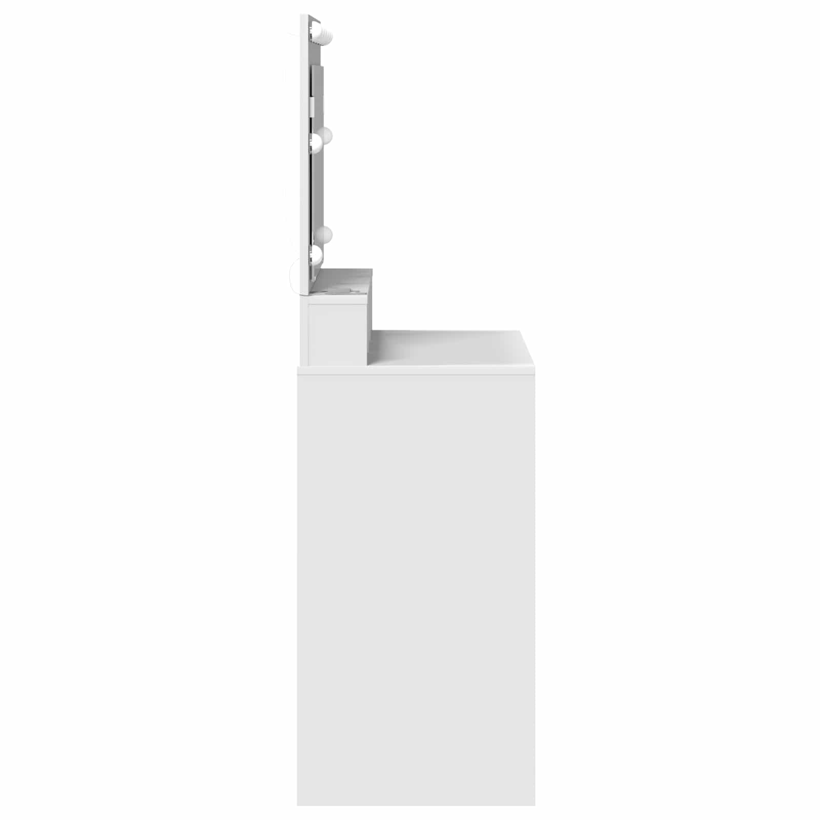 Dressing Table White 78,5 x 41 x 135 cm Engineered Wood