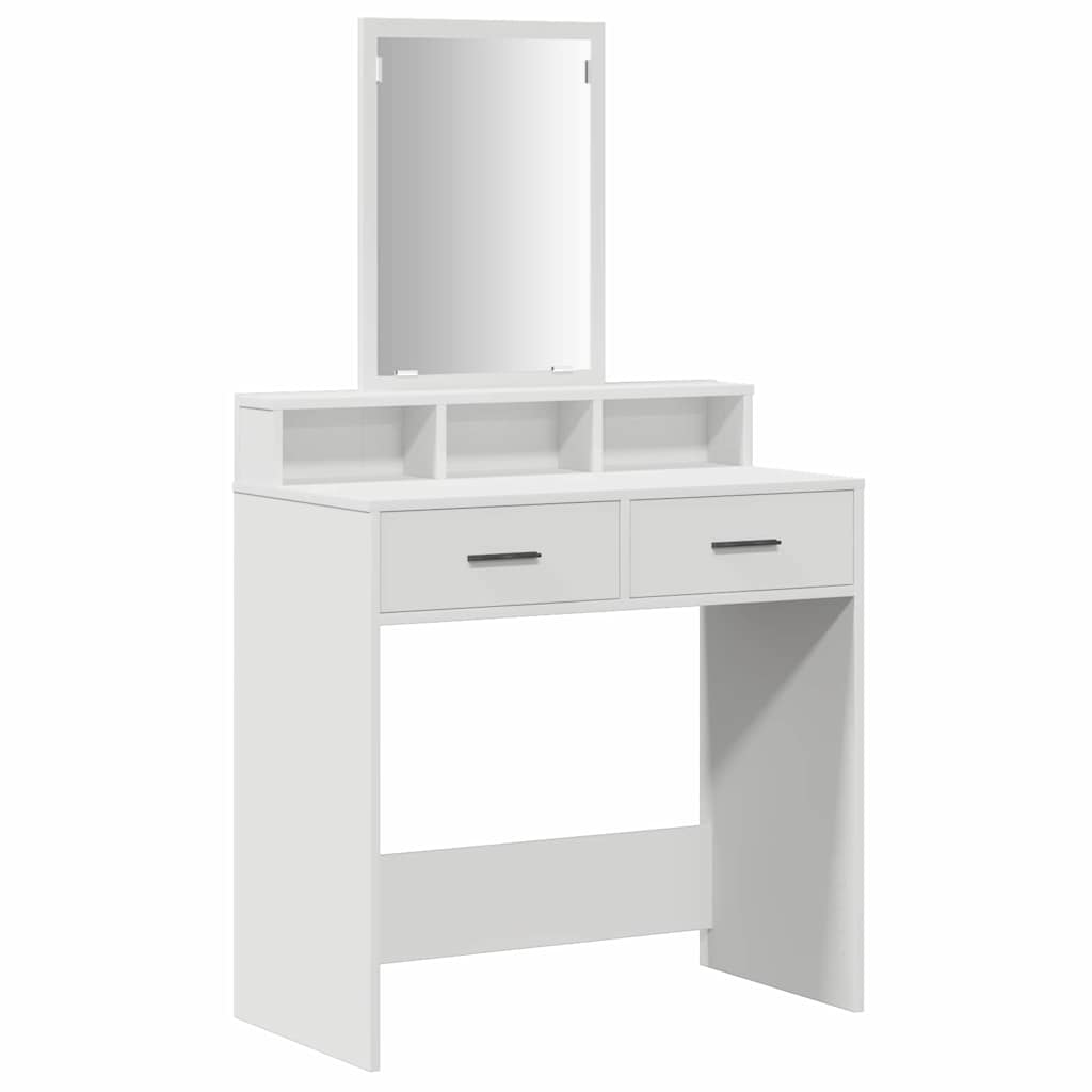 Dressing Table White 79 x 41 x 140 cm Engineered Wood